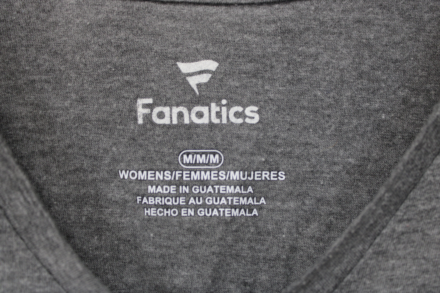 Fanatics LA Dodgers World Series Short Sleeve Shirt, Gray, Women’s M