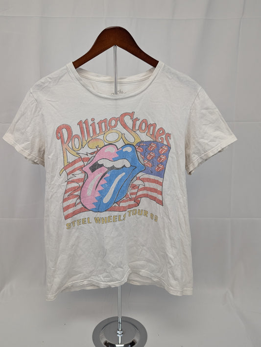 Rolling Stones replica Steel Wheels 1989 tour t-shirt, Adult M