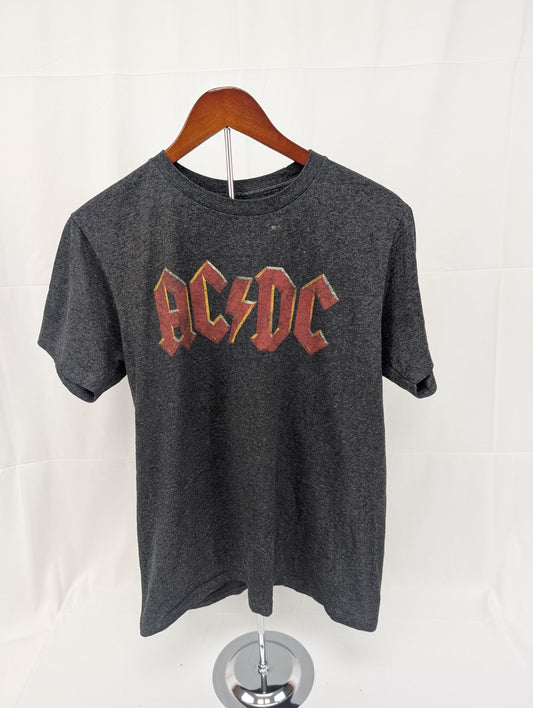 AC/DC vintage inspired graphic t-shirt, gray, adult M