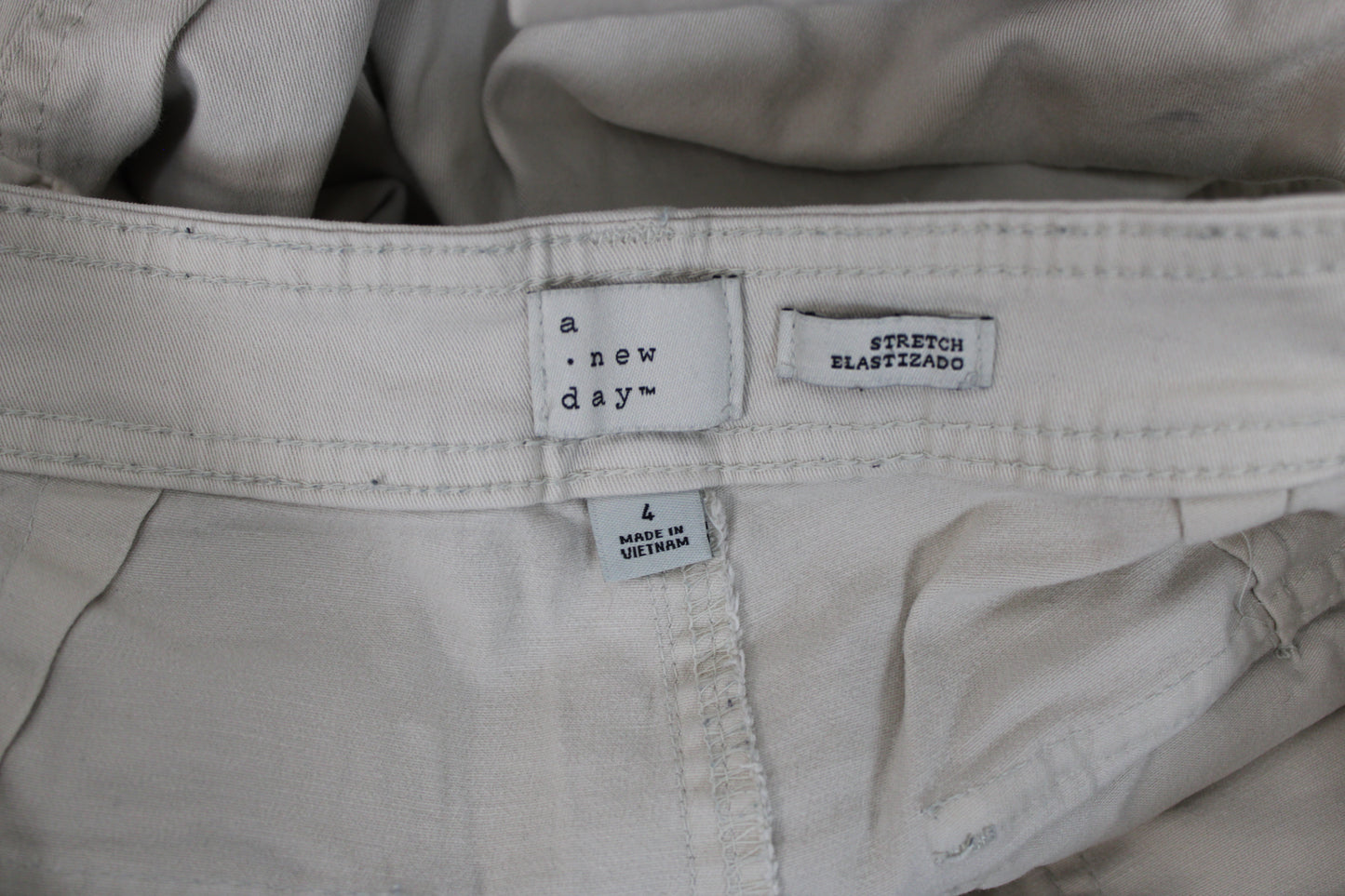 A New Day Stretch Cargo Pants, Beige, Women’s 4