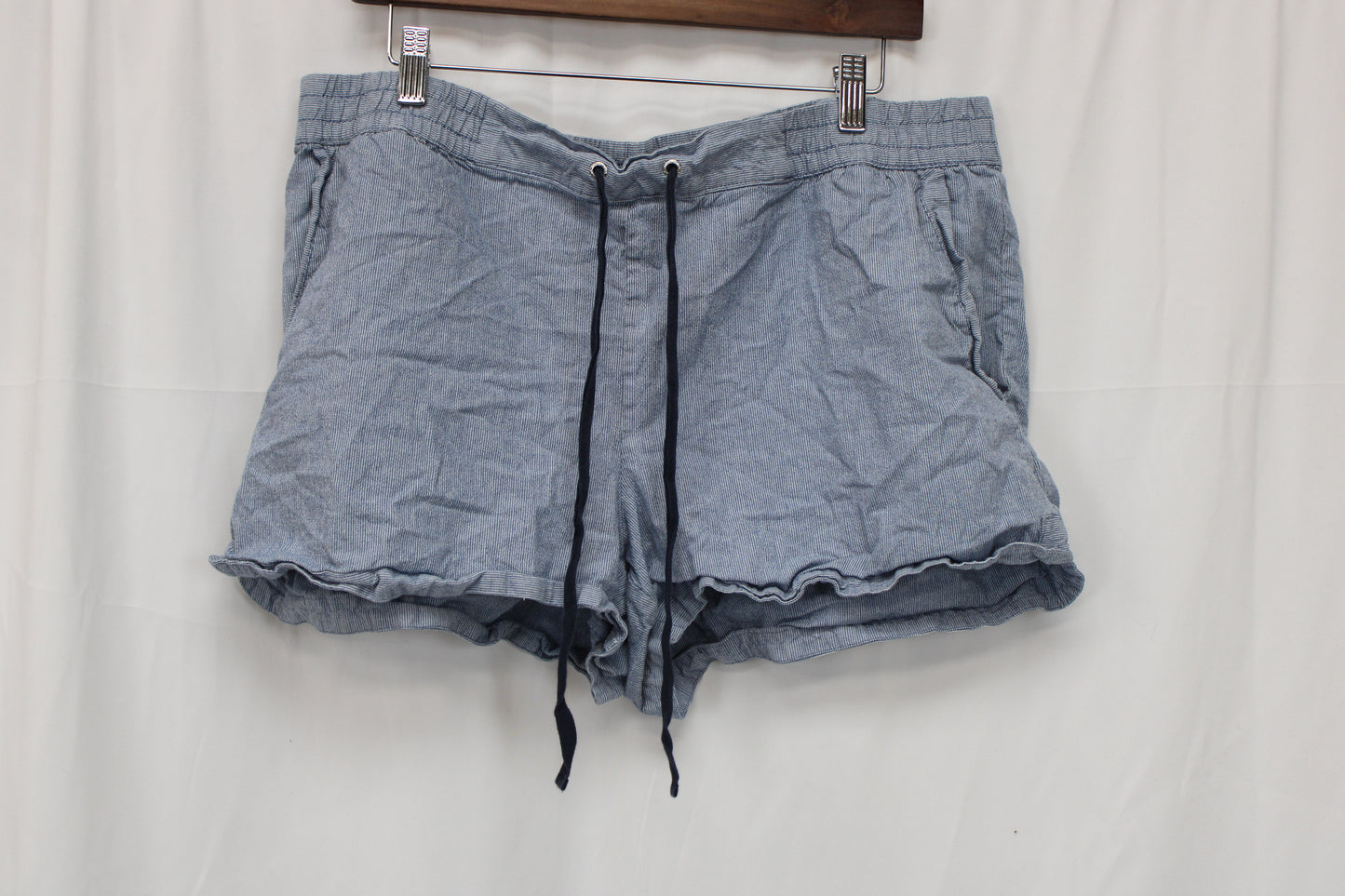 Nautica Drawstring Summer Shorts, Blue, Women’s XXL