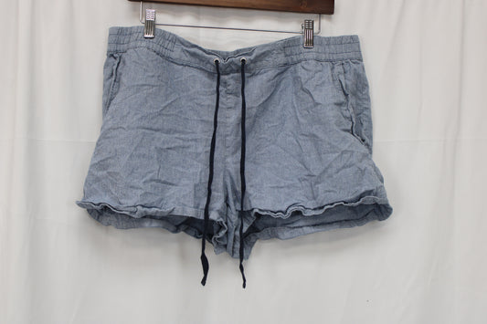 Nautica Drawstring Summer Shorts, Blue, Women’s XXL