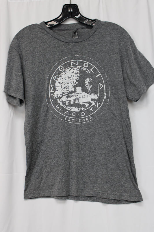 Next Level Apparel Magnolia Waco TX Short Sleeve T-Shirt, Gray, Women’s S