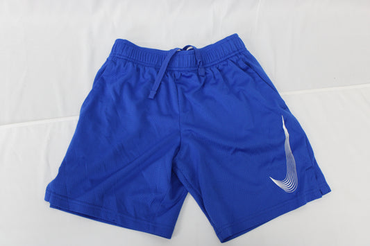 Nike Dri-Fit Blue Athletic Shorts, Youth M