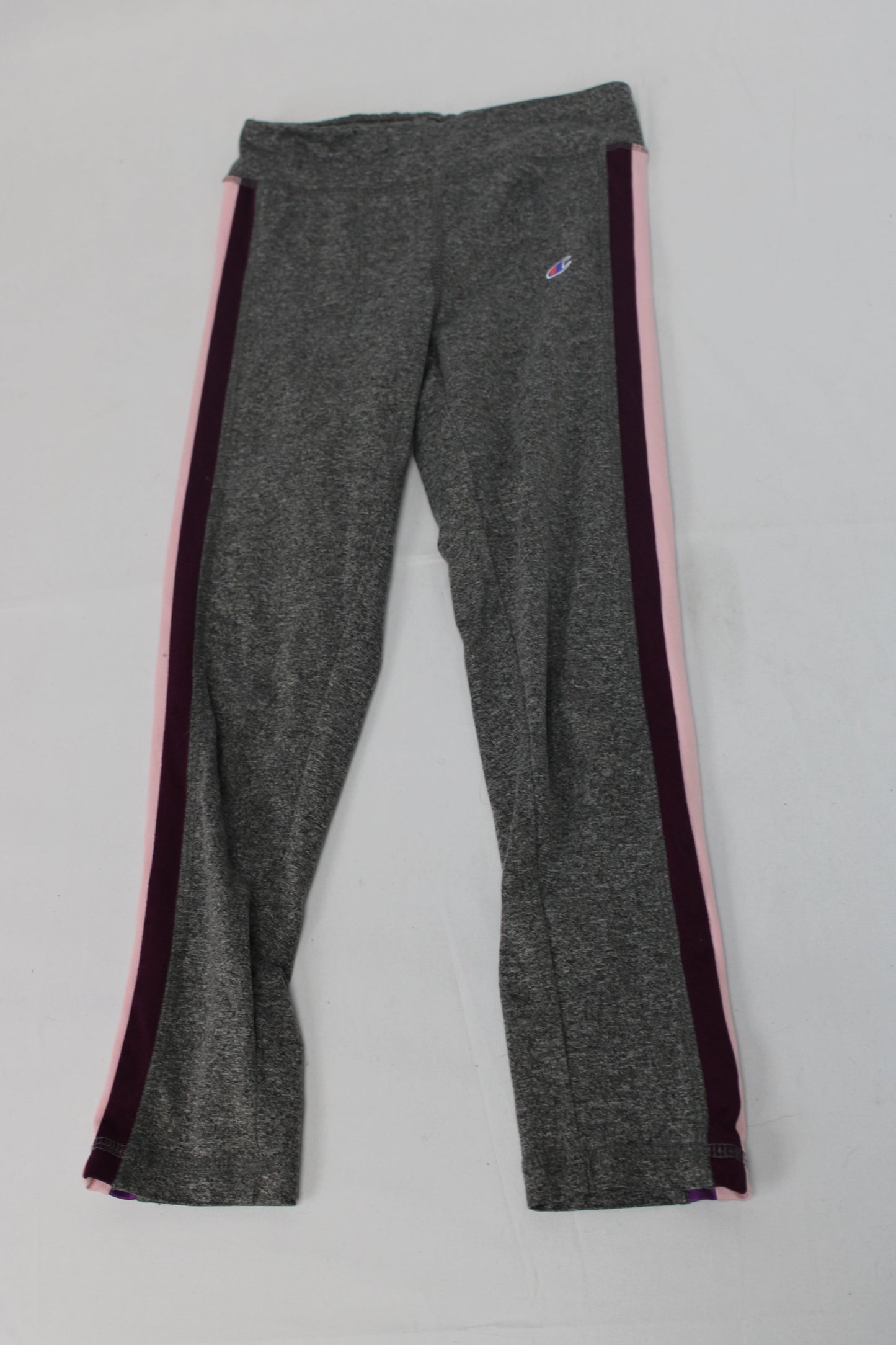 Champion Athletic Leggings, Gray/Purple, Girls 5/6