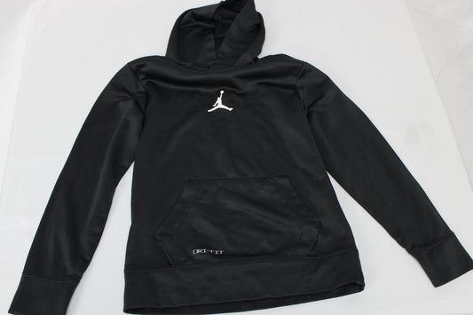 Nike Jordan Dri-Fit Hoodie, Black, Youth M
