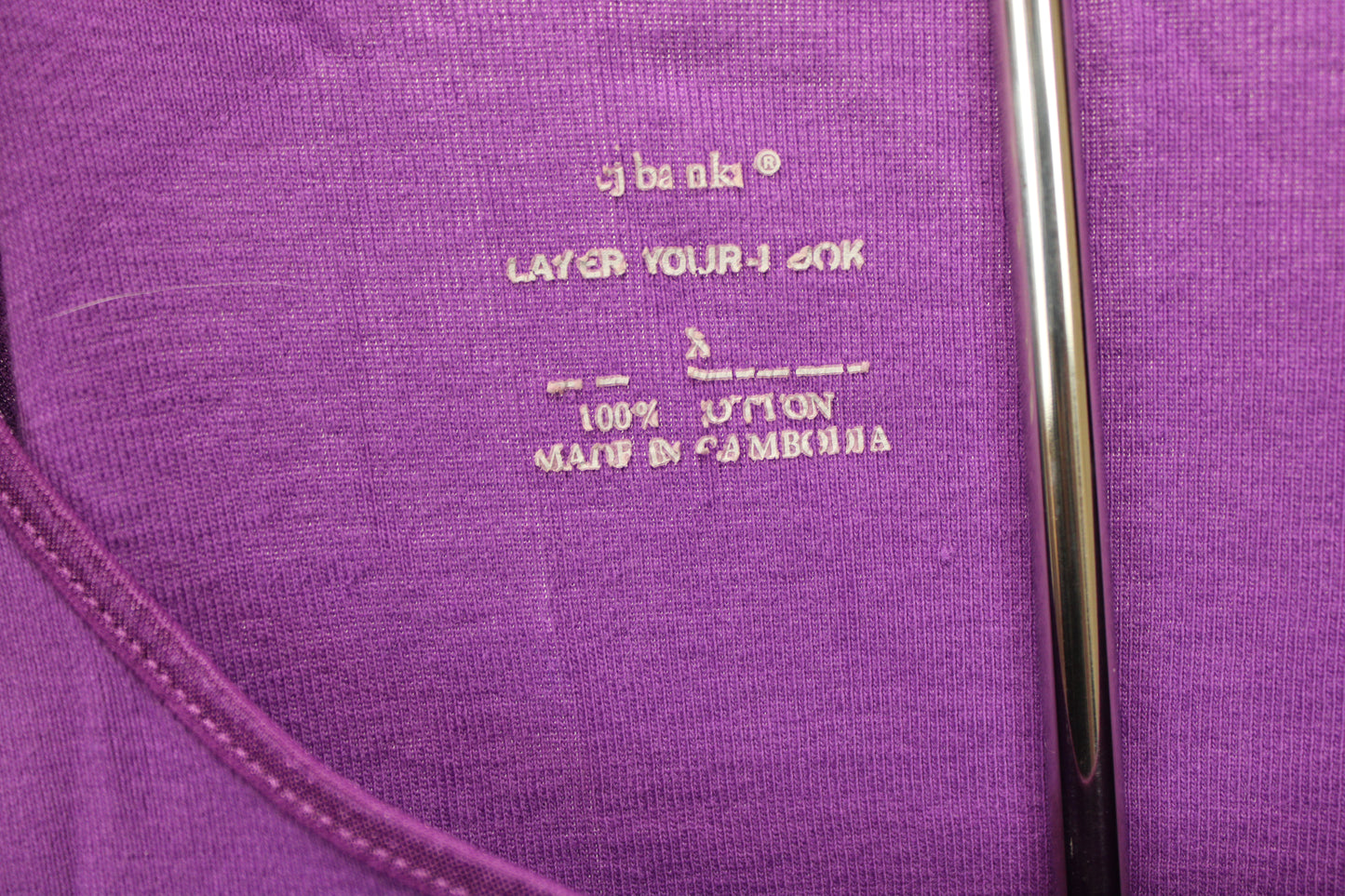 Cj Banks Everyday Shirt, Purple, Women’s XL
