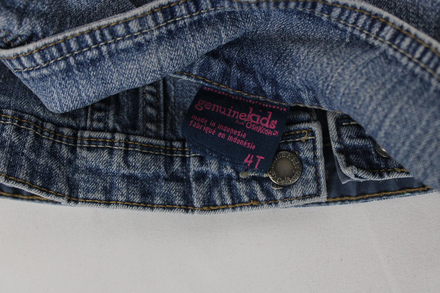 OshKosh Genuine Kids Distressed Denim Jacket, Girls 4T