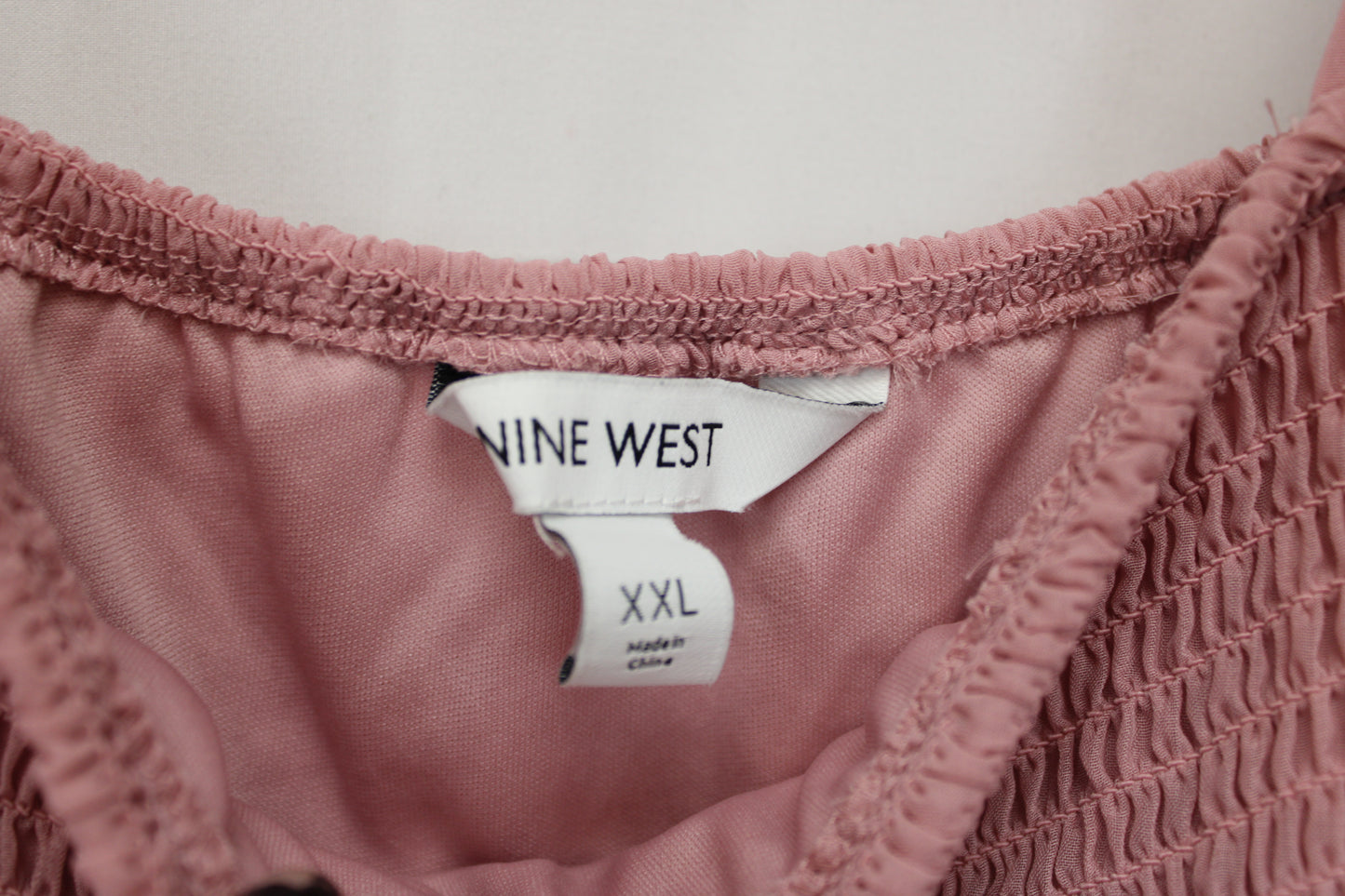 Nine West Long Sleeve Blouse, Pink, Women’s XXL