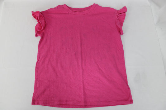 Cat & Jack Ruffled Sleeve T-Shirt, Pink, XL