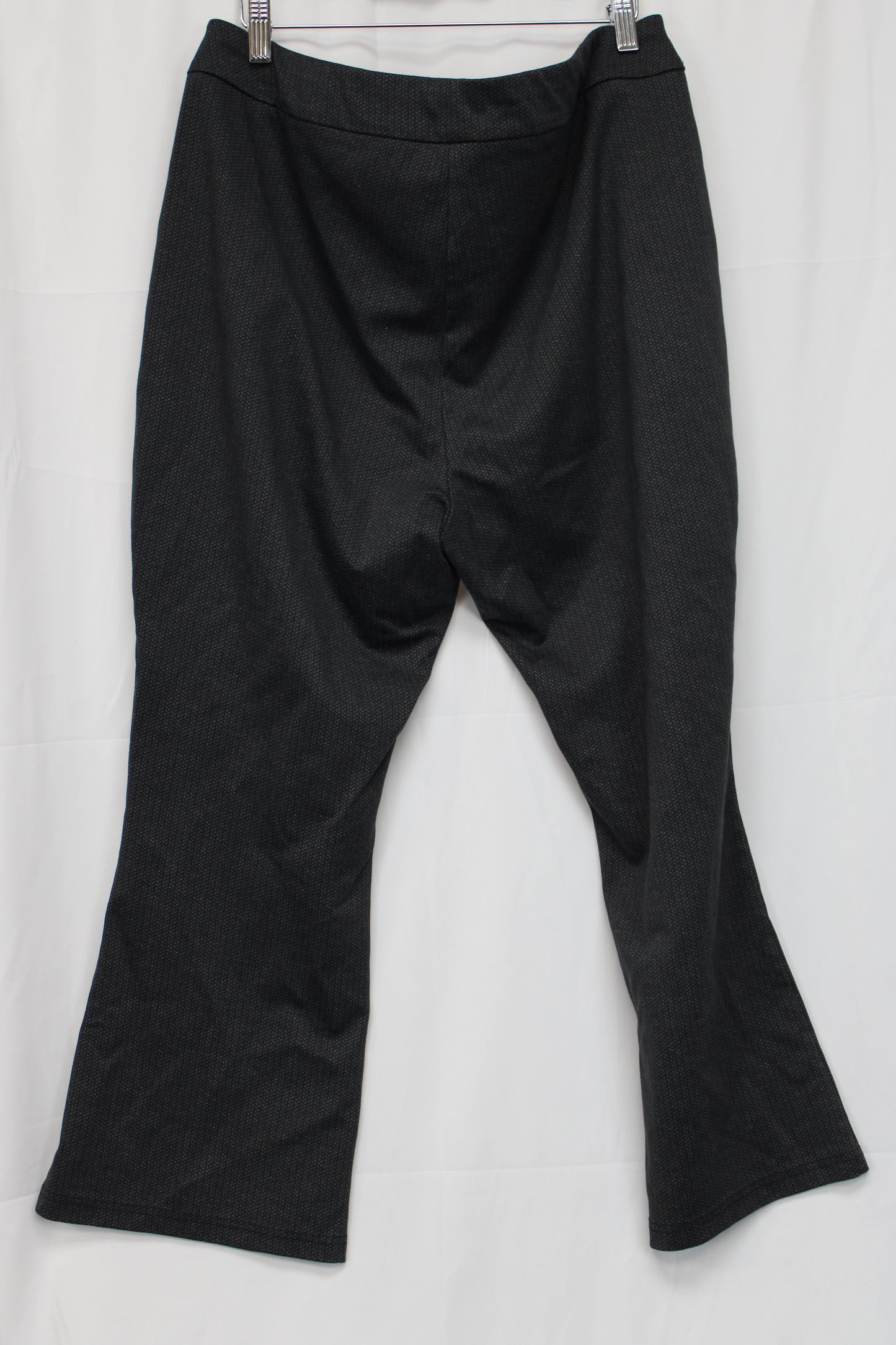 Nanette Lepore Flare Slacks, Gray/Black, Women’s XL
