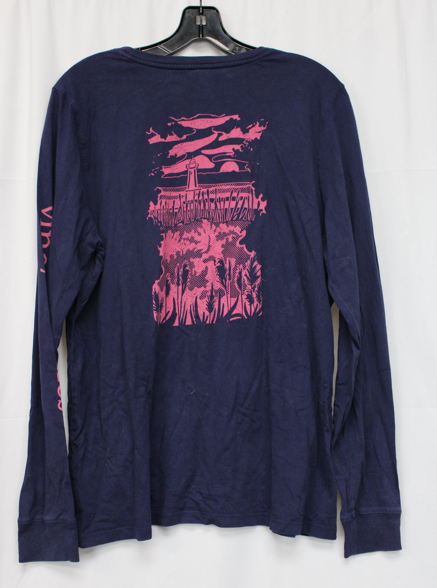 Vineyard Vines Long Sleeve T-Shirt, Navy, Men’s L