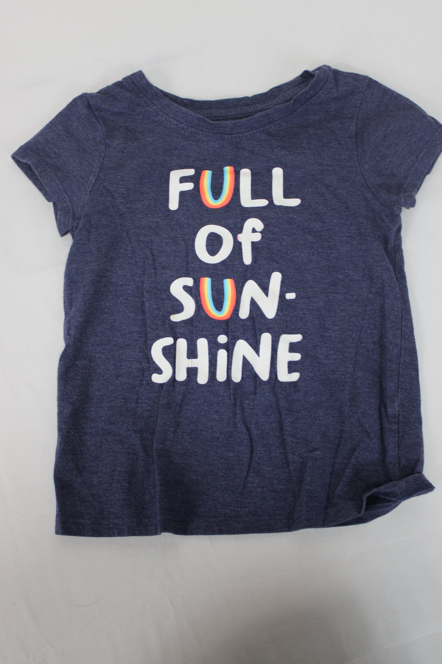 Cat & Jack Full of Sunshine Short Sleeve T-Shirt, Blue, Girls 4T