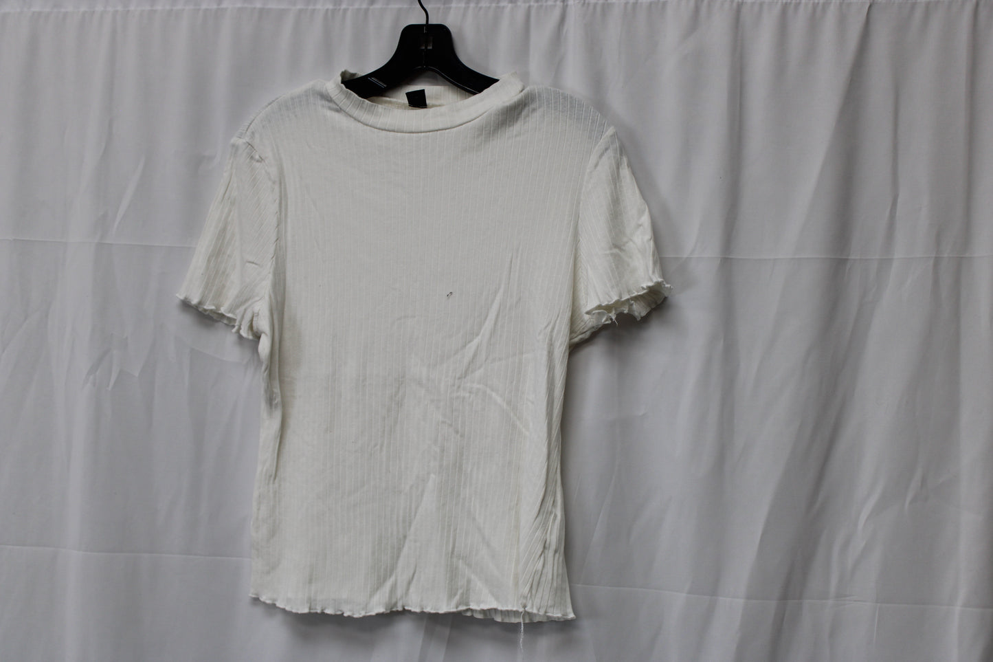 SHIEN Curve Short Sleeve Shirt, White, Women’s XXL