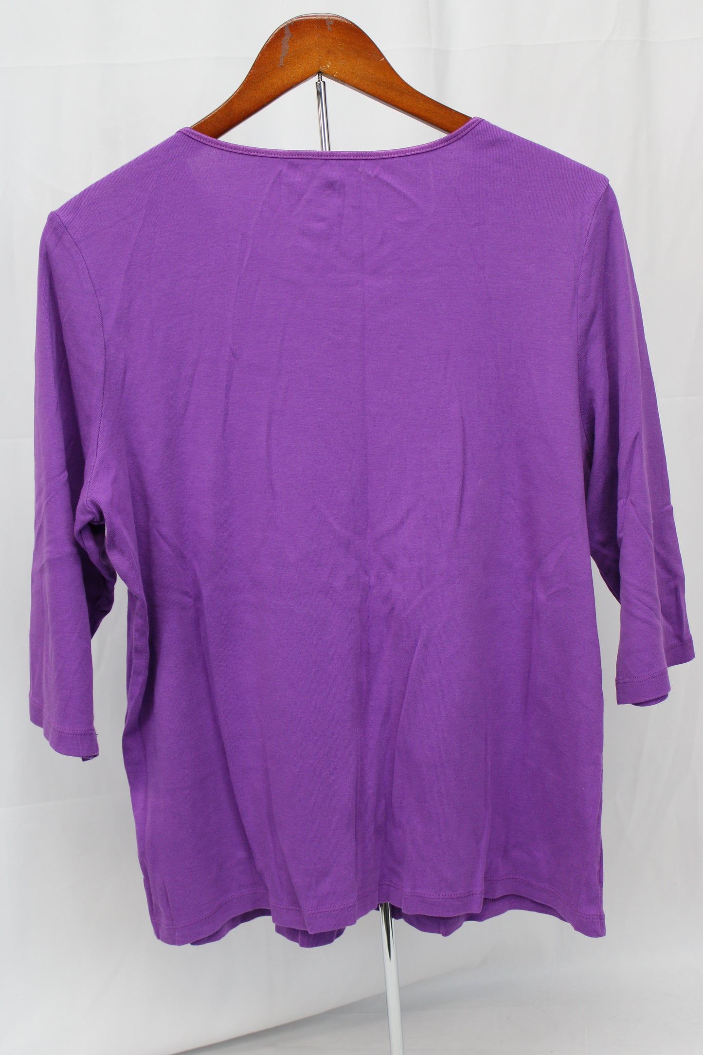 Cj Banks Everyday Shirt, Purple, Women’s XL