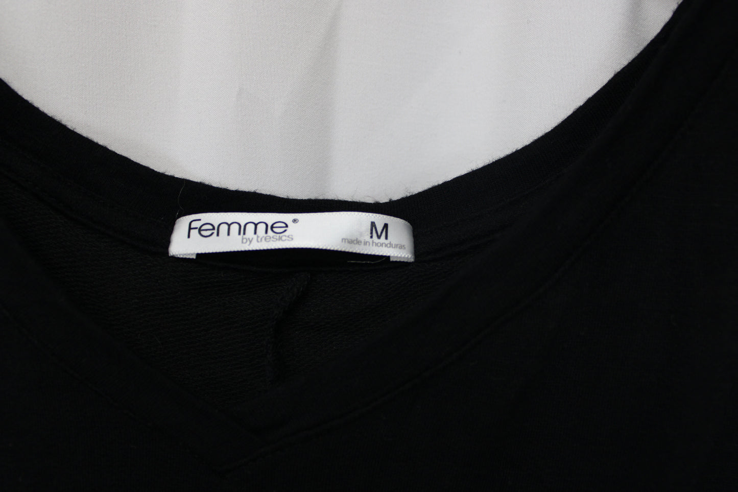 Femme Quarter Length T-Shirt, Black, Women’s M