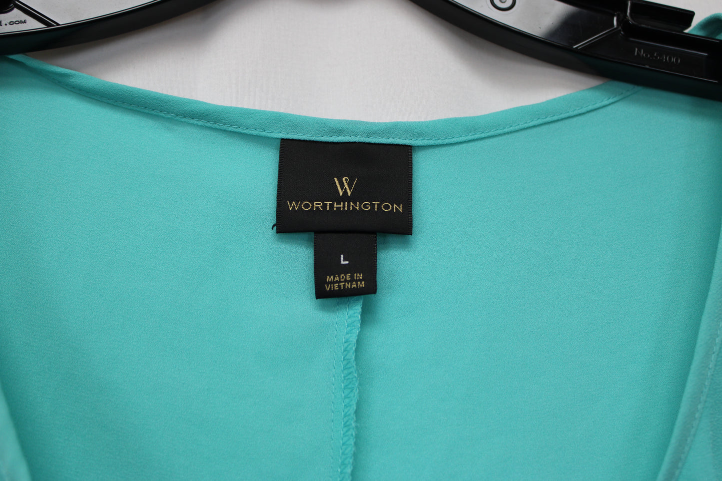 Worthington Sleeveless Blouse, Blue, Women’s L