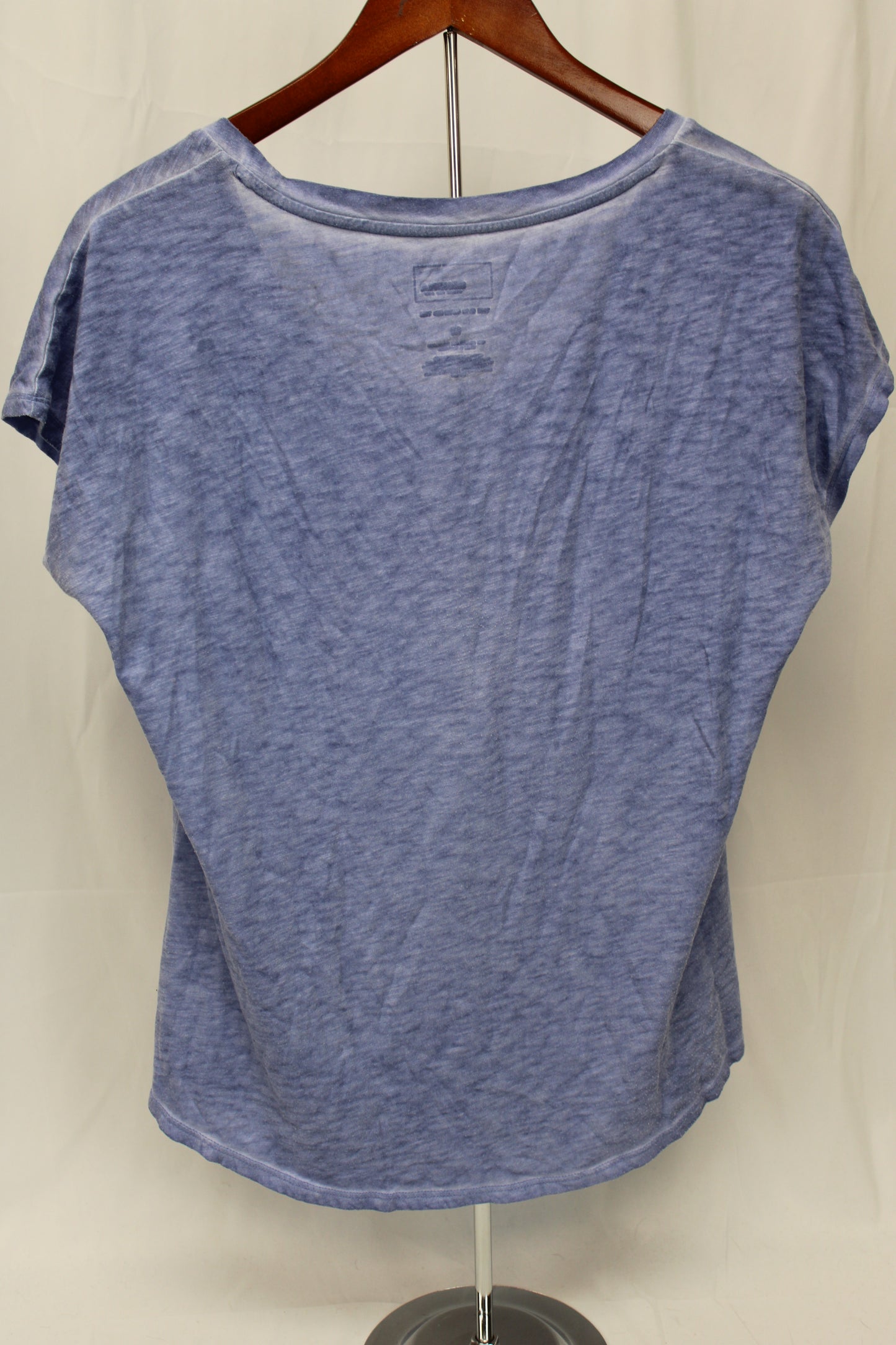 Sonoma Sun Washed Short Sleeve Shirt, Blue, Women’s M