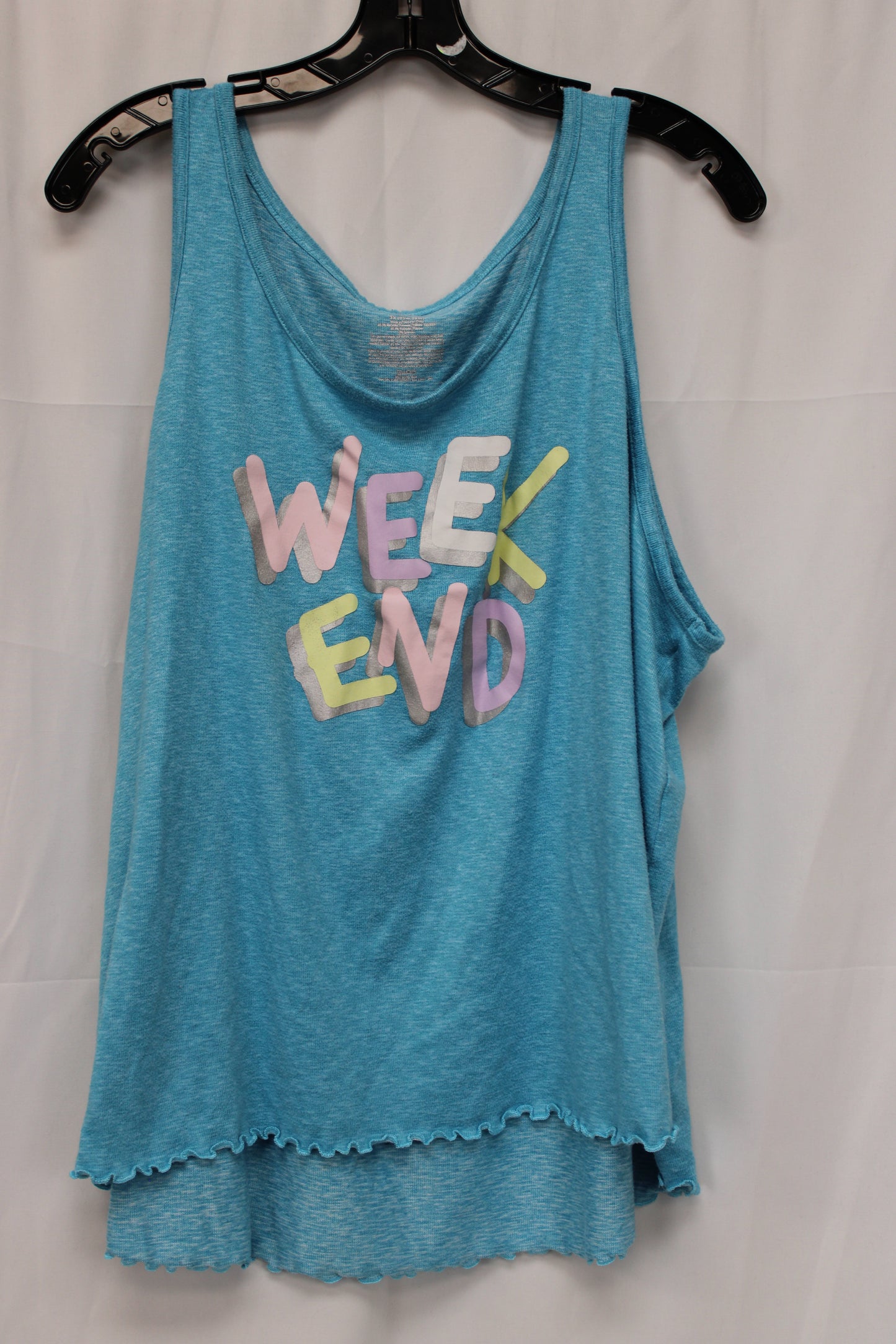 Secret Treasures Weekend Tank Top, Blue, XXXL