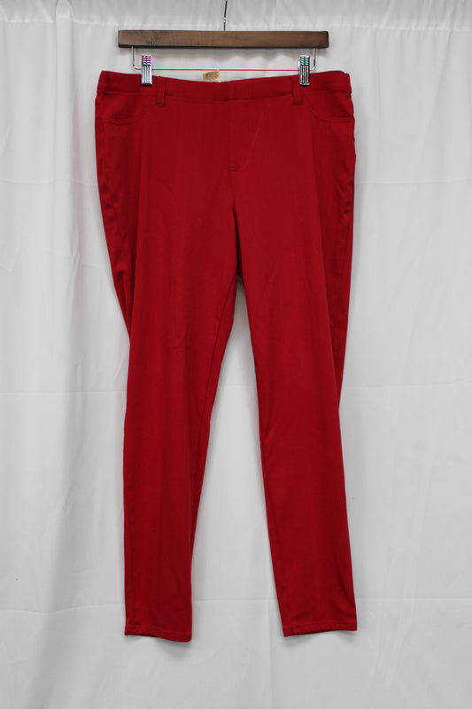 Universal Thread Skinny Jeans, Red, Women’s XL 16/18