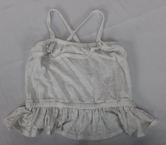 Old Navy Spaghetti Strap Blouse, White, Girls 3T