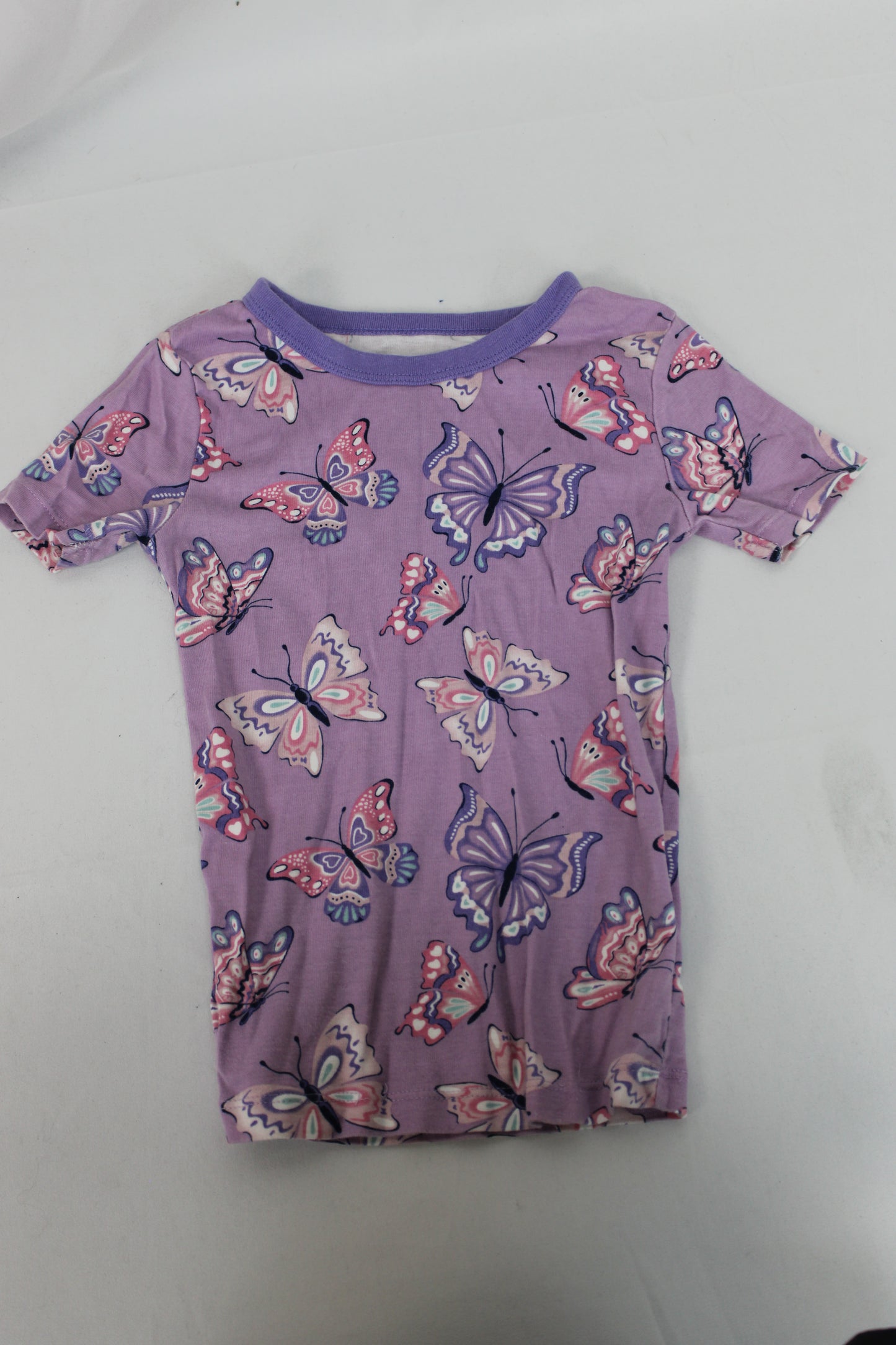 Members Mark Butterfly Pajama Top, Purple, 5T