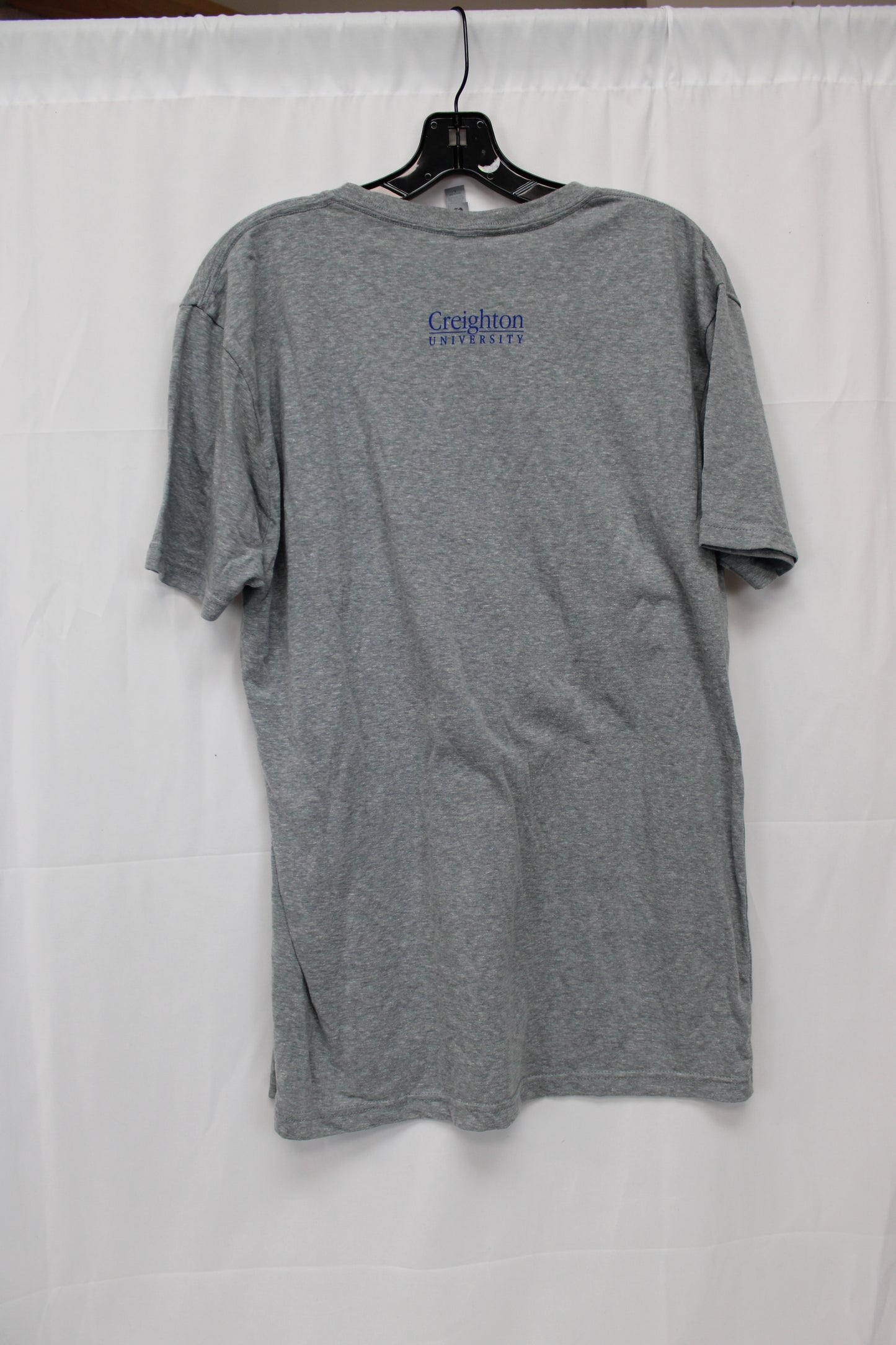 Next Level Apparel Kiewit Hall Creighton University T-Shirt, Gray, Men’s L