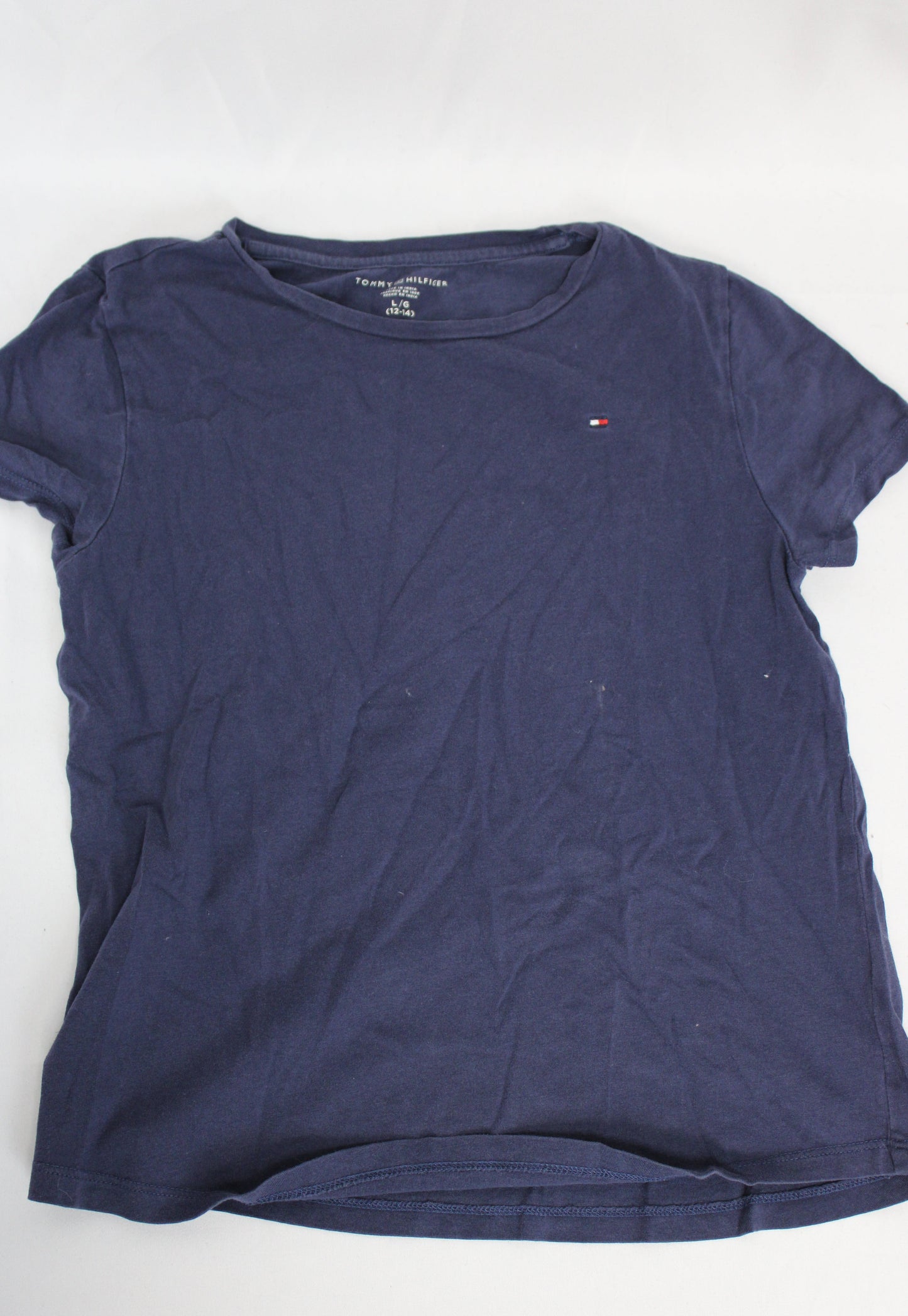 Tommy Hilfiger Short Sleeve T-Shirt, Navy, Youth L