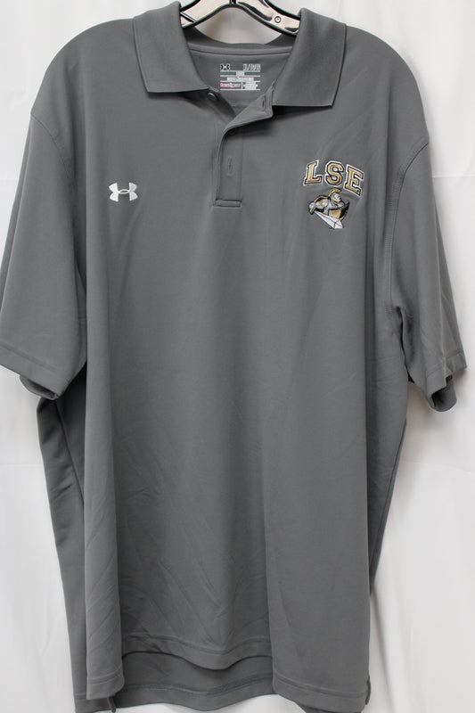 Under Armour LSE Polo, Gray, Men’s XL