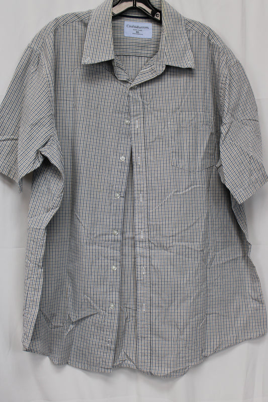 Croft & Barrow Plaid Button Up Shirt, Men’s XL
