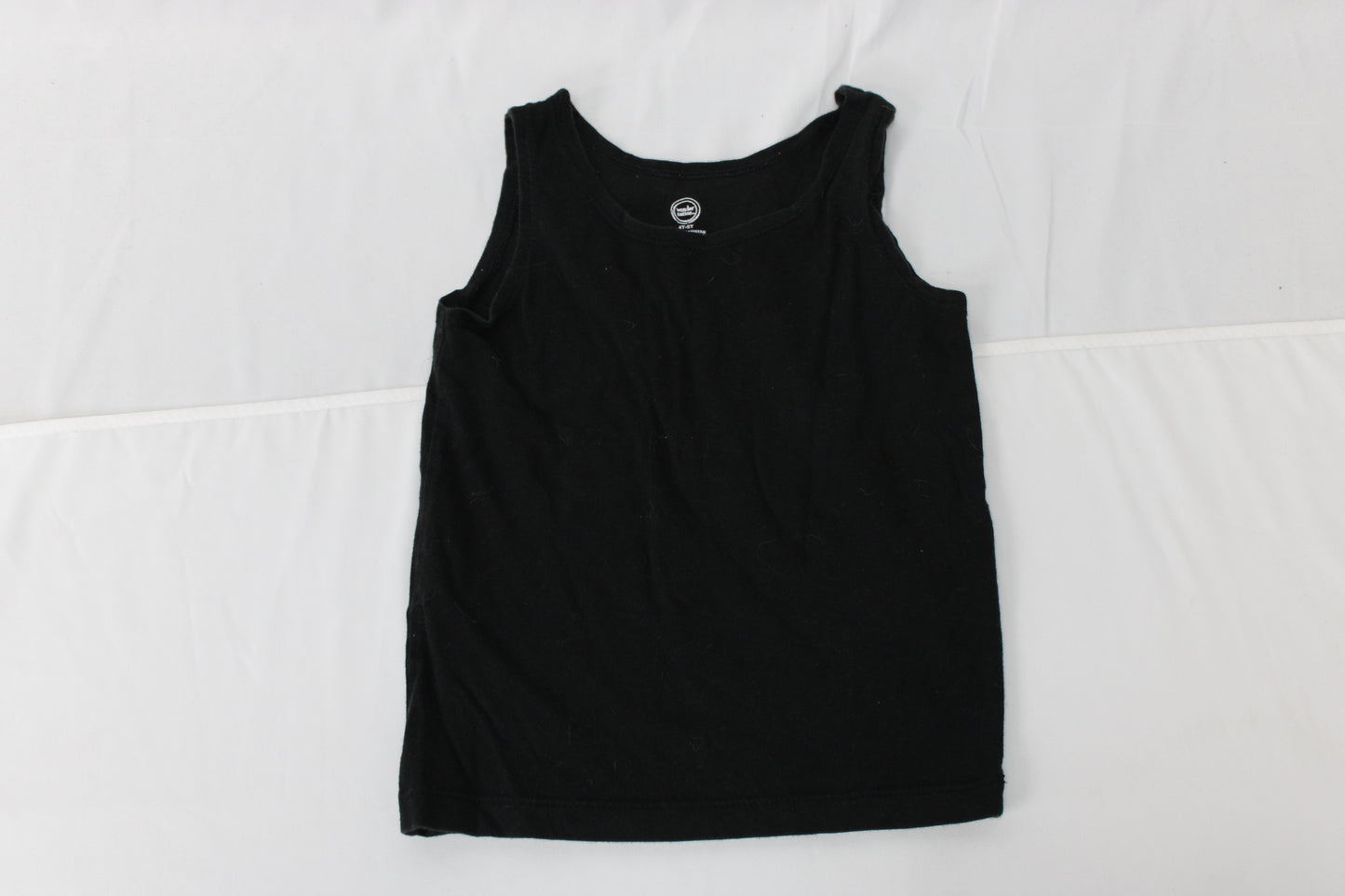 Wonder Nation Black Tank Top, Youth 4T-5T