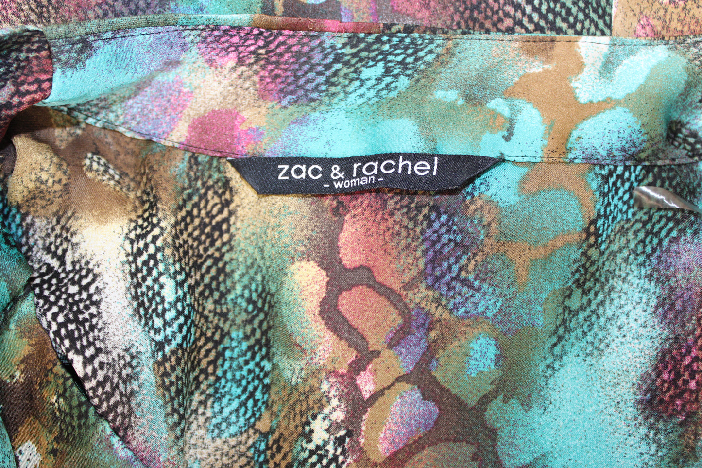 Zac & Rachel Multicolor Blouse, Women’s L