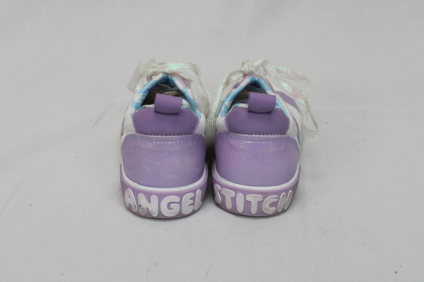 Disney Angel Stitch Sneakers, Purple/White, Youth 2