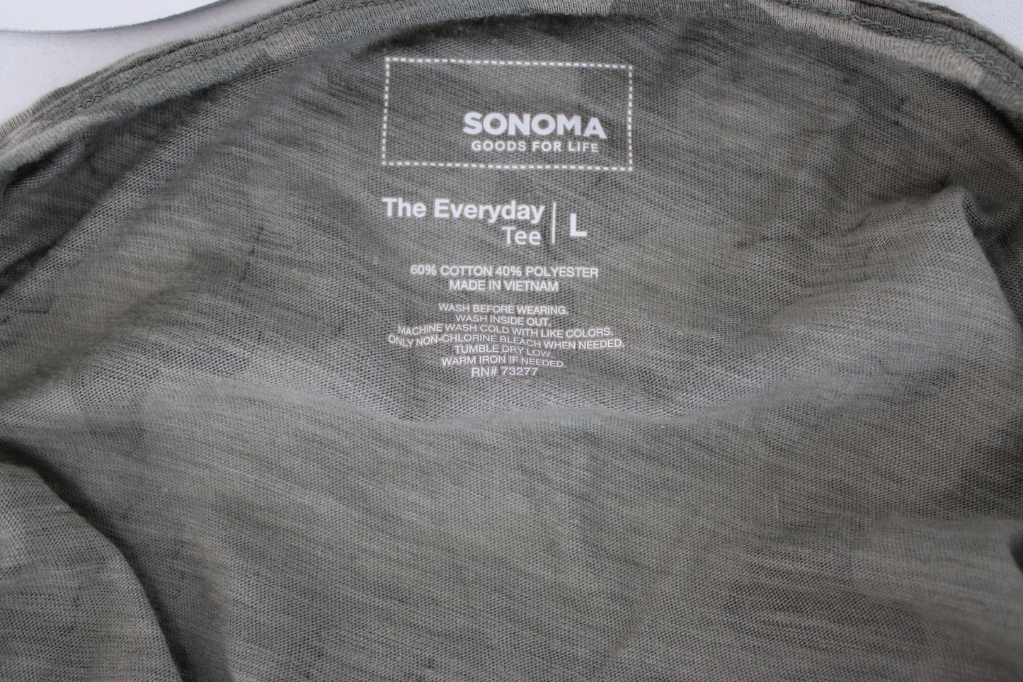 Sonoma Everyday Camo Tee, Women’s L