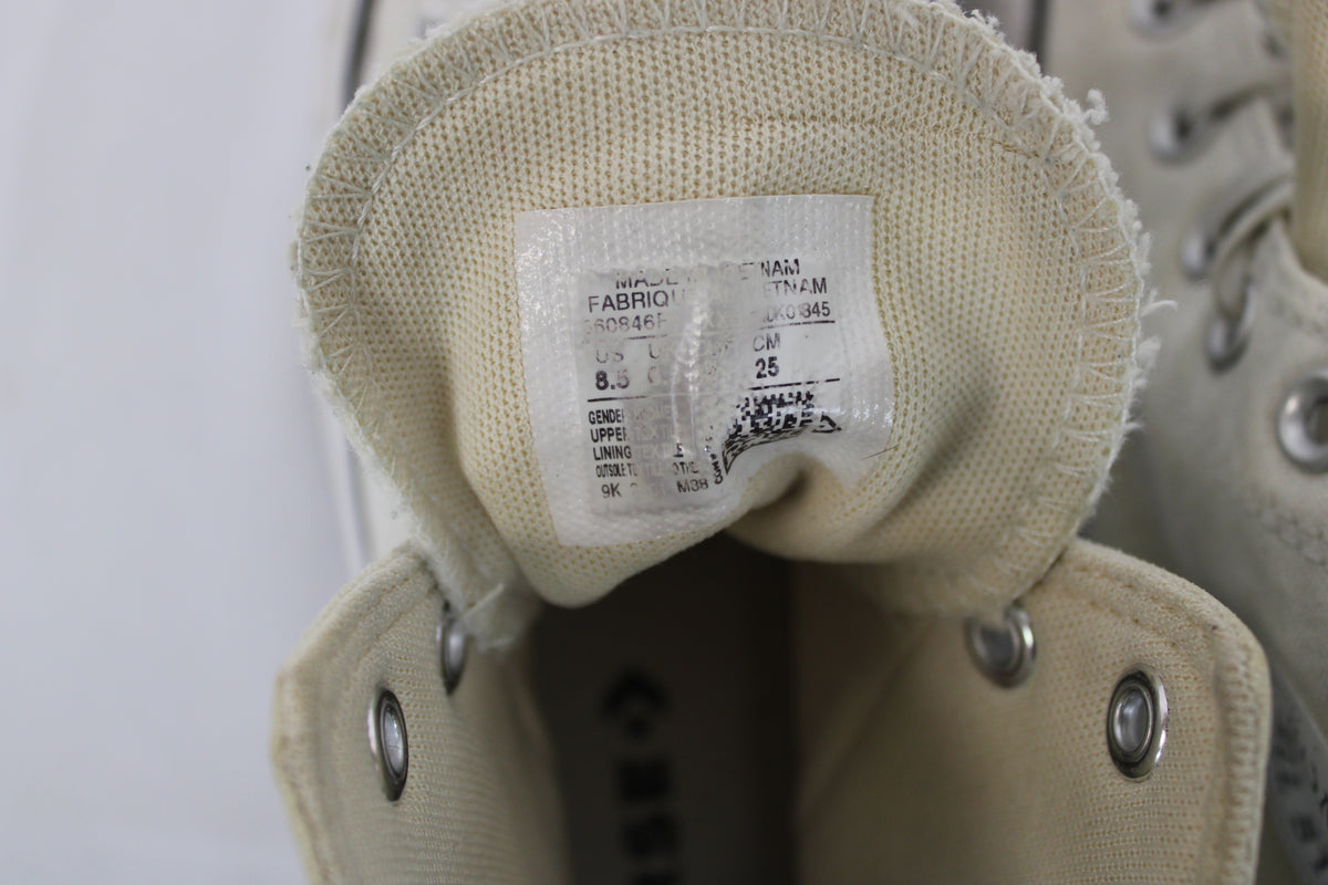 Converse Chuck Taylor All Star Platform High-Tops, Off White, Women’s 8.5