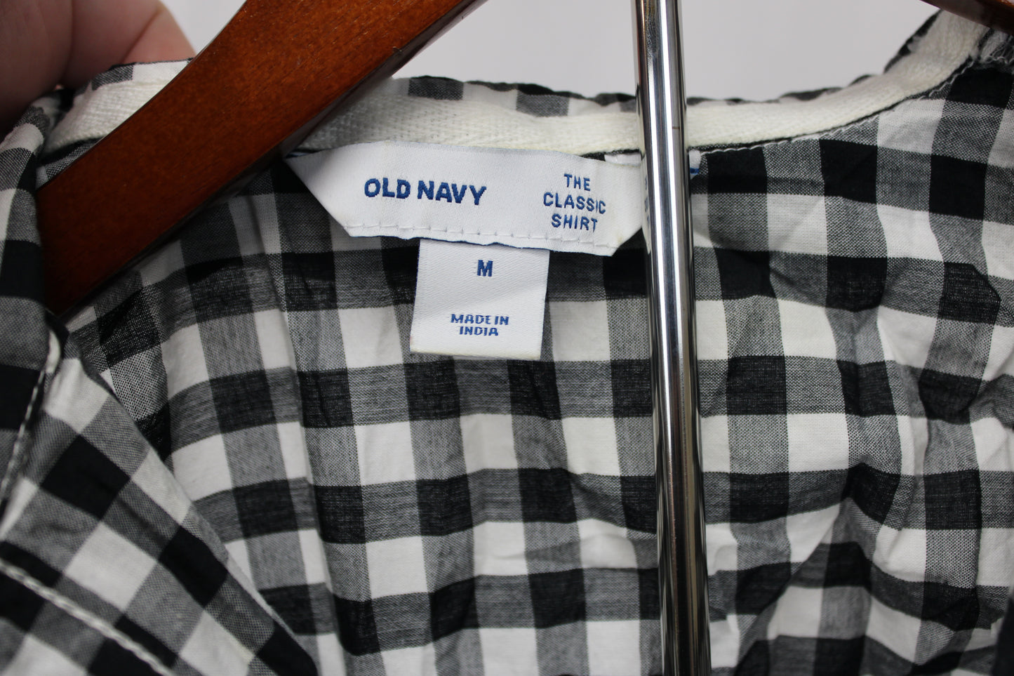 Old Navy Love Plaid Button Up Long Sleeve, Women’s M