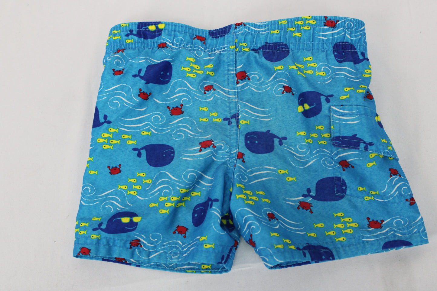 OP Ocean Themed Board Shorts, Blue, 12M