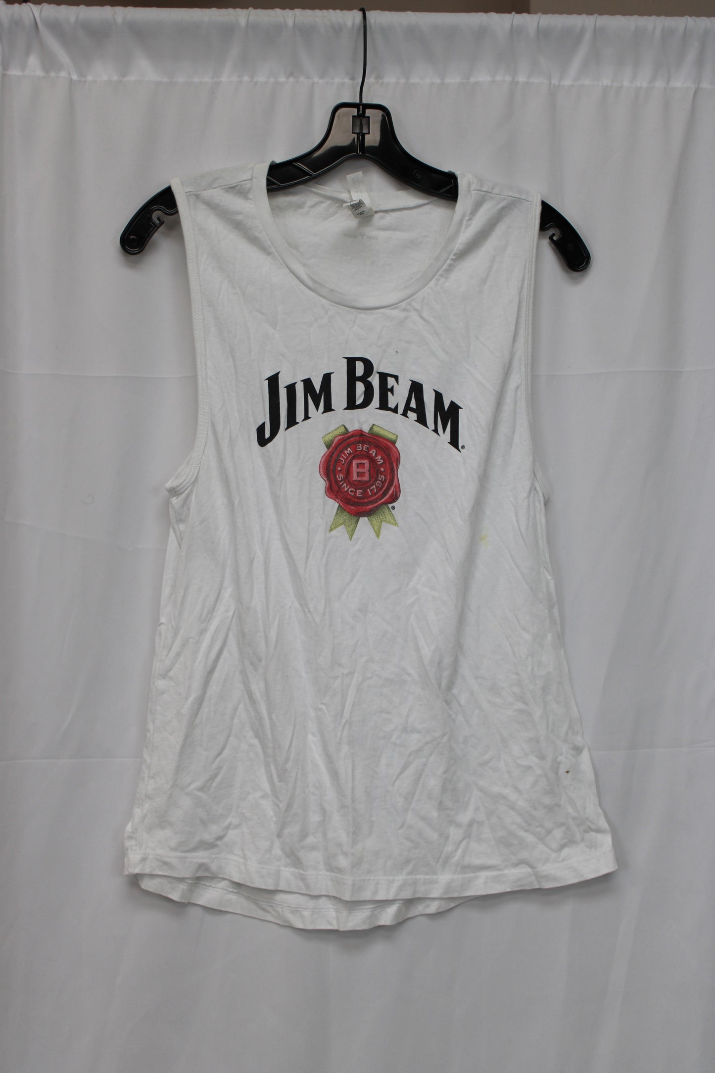Bella & Canvas Jim Beam Tank Top, White, L