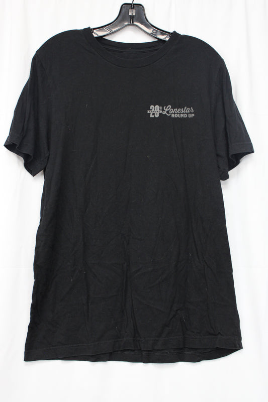 Lancaster Roundup 20th Anniversary Short Sleeve T-Shirt, Black, Men’s L