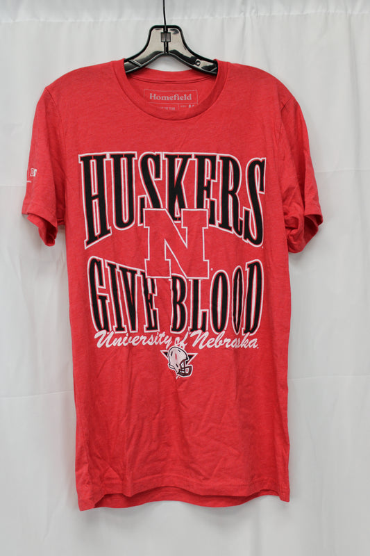 Homefield Huskers Give Blood T-Shirt, Red, Men’s M