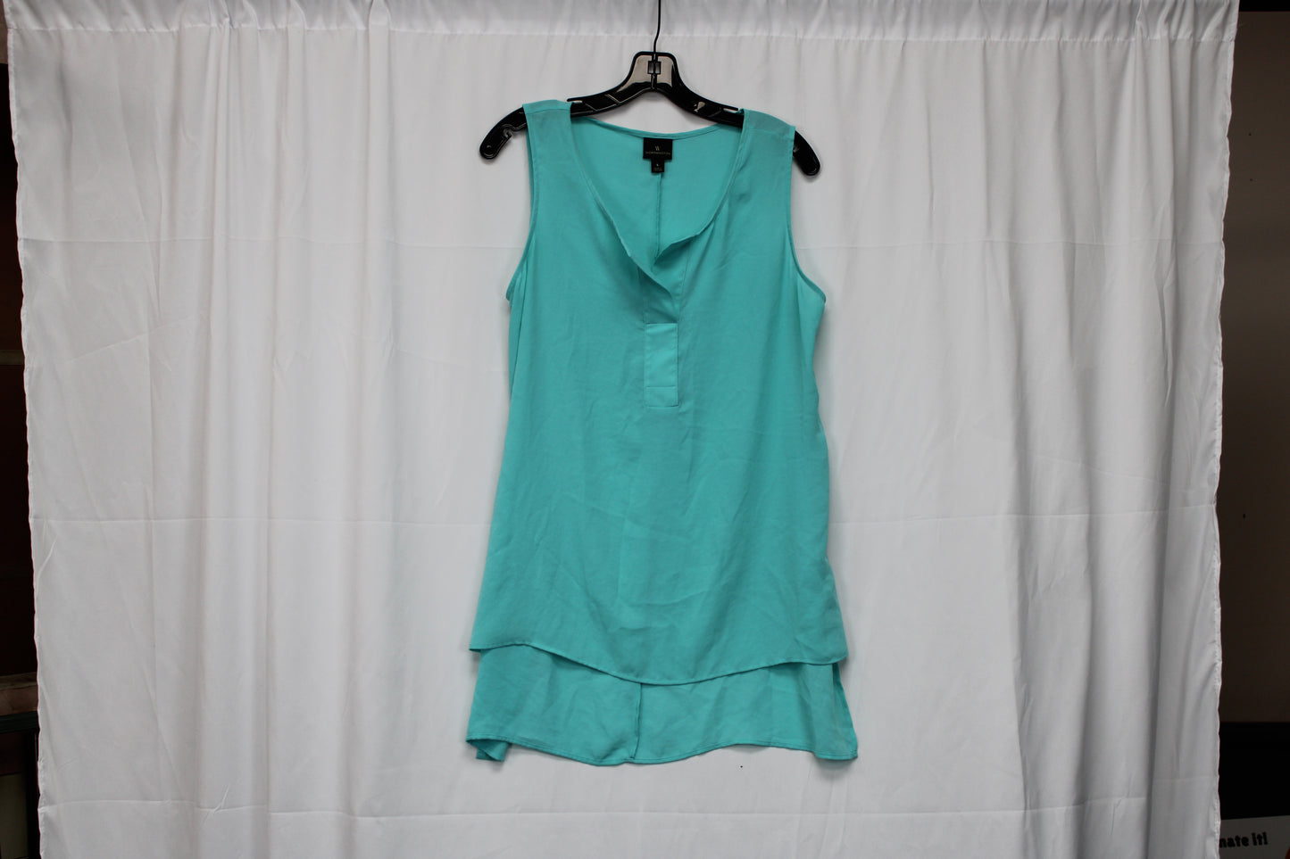 Worthington Sleeveless Blouse, Blue, Women’s L