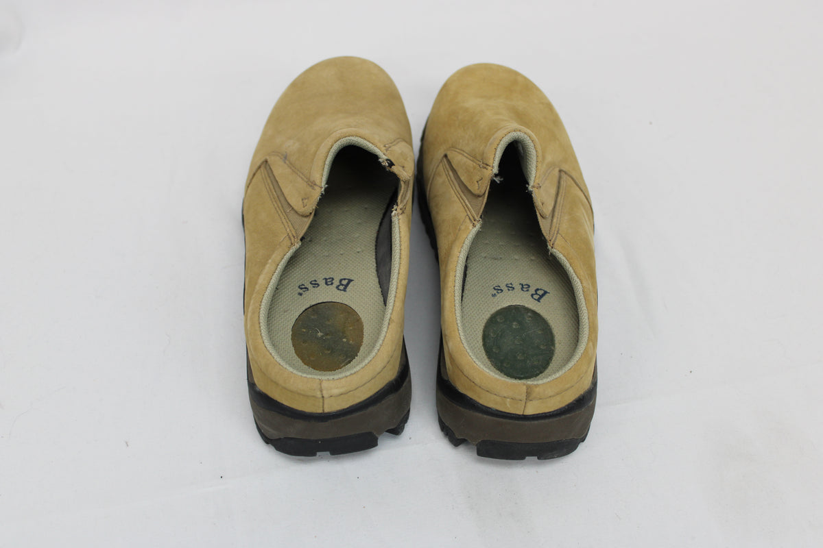 Bass Slip-on Shoes, Brown, Men’s 9