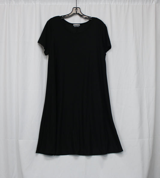 Allison Brittney Short Sleeve Dress, Black, Women’s M