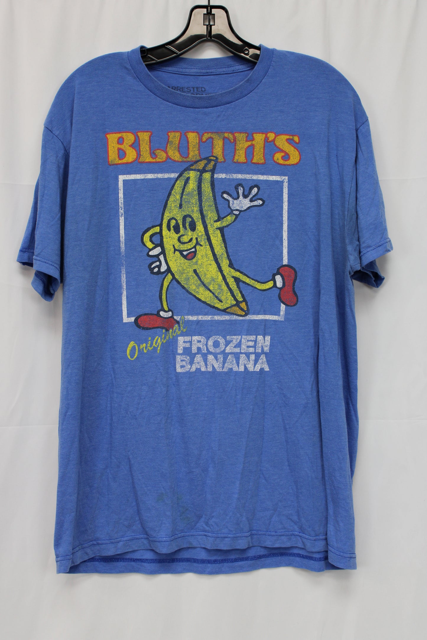 Arrested Development Bluths Frozen Banana T-Shirt, Blue, Men’s L