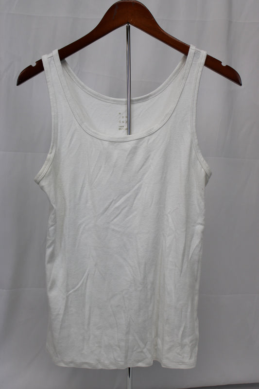 A New Day Everyday Tank Top, White, Women’s L