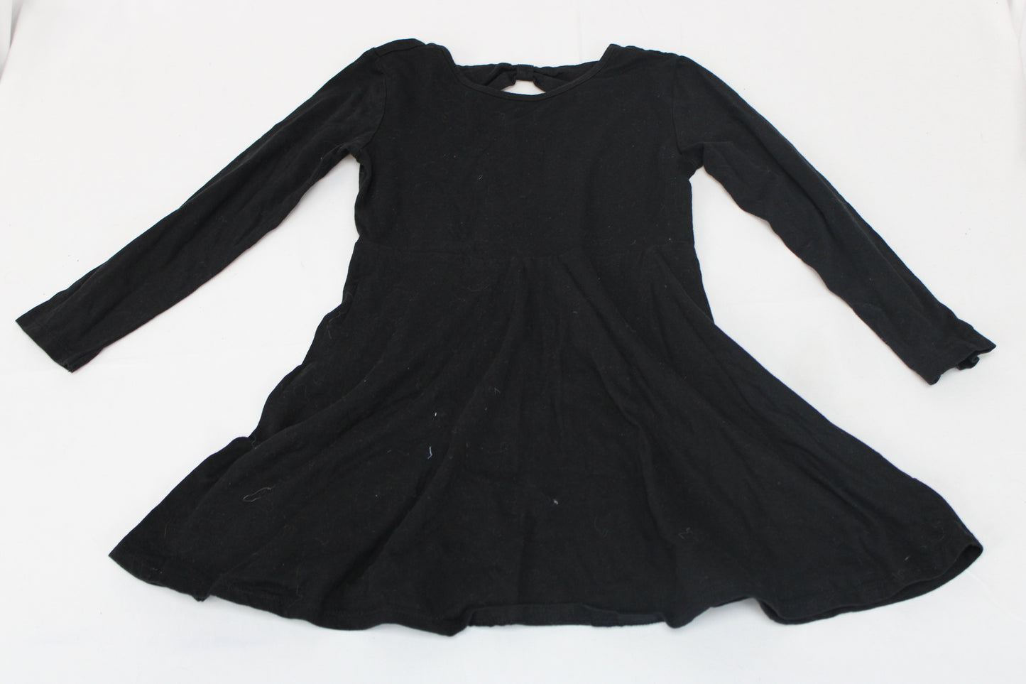 PLACE Long Sleeve Dress Black, Girls S