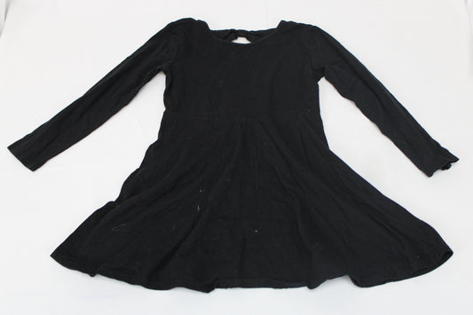 PLACE Long Sleeve Dress Black, Girls S