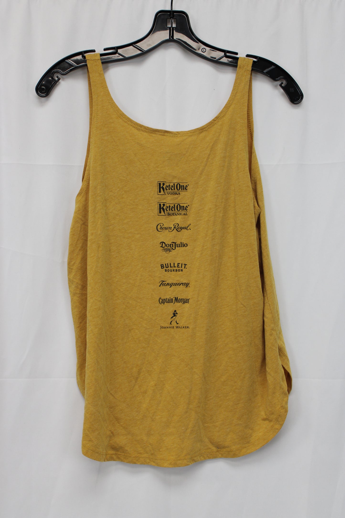 Women’s Summer Served Up Liquor Tank Top, Yellow, L