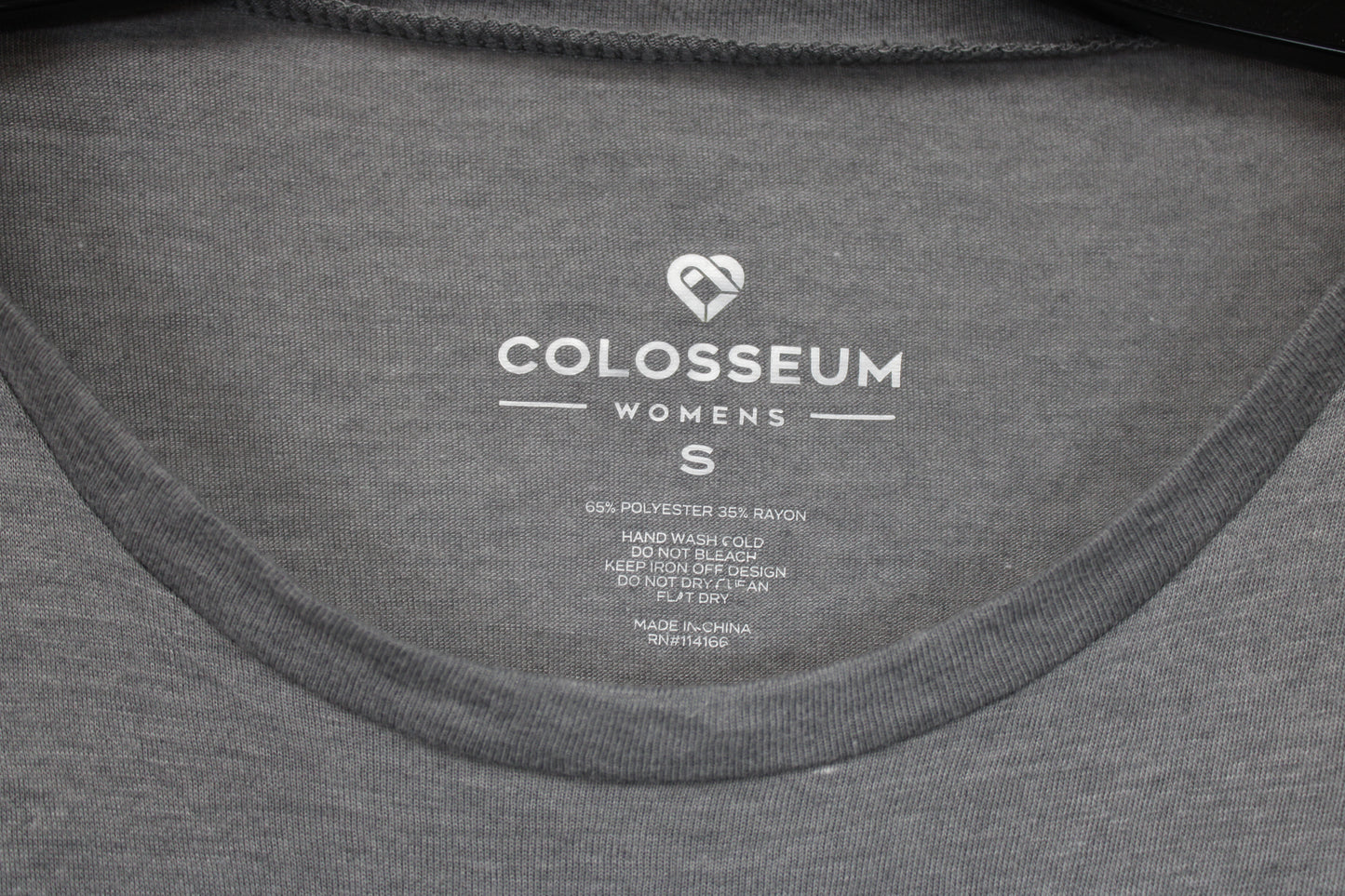 Colosseum Nebraska Short Sleeve Shirt, Gray, Women’s S