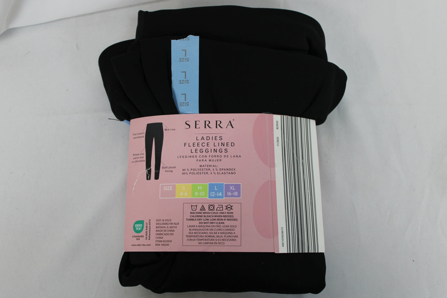 Serra Fleece Lined Leggings, Black, Women’s L